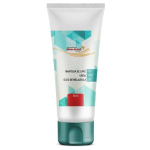 Loção Hidratante Com Manteiga de Café, Uréia e Óleo de Melaleuca – 60Ml