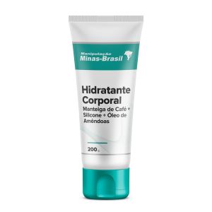 Hidratante Corporal Com Manteiga de Café, Silicone e Óleo Amêndoas – 200G