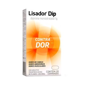 Lisador Dip Dipirona Sódica 1g Com 20 Comprimidos