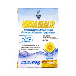 Suplemento Alimentar Hidra Health Com 1 Sachê Sabor Laranja Health Labs
