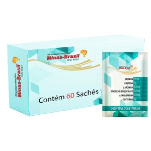 Revitalizante Antiestresse Com Zembrin E Associações Sabor Blue Ocean Natural 60 Sachês