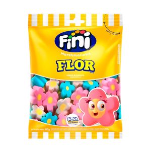 Marshmallows Flor Sabor Baunilha Com 80g Fini