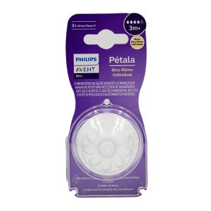 Kit Bico Para Mamadeira Pétala 3.0 N°4 Scf964/02 Com 2 Unidades Philips Avent