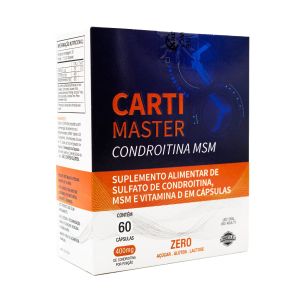 Suplemento Alimentar Carti Master Condroitina MSM Com 60 Cápsulas