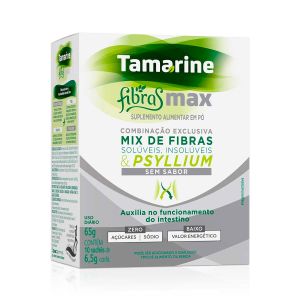 Tamarine Fibras Max Em Pó Sem Sabor Com 10 Sachês Com 6,5g Cada