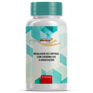 Regulador do Cortisol com Coenzima Q10 + Associações 30 Cápsulas