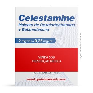 Celestamine Maleato De Dexclorfeniramina 2mg/ml e B Etametasona 0,25mg/ml Gotas Com 20ml Hypera