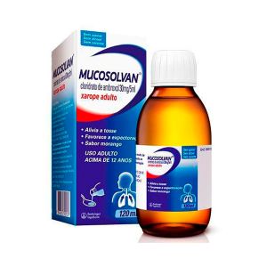 Mucosolvan Cloridrato De Ambroxol 30mg/5ml Xarope Adulto Com 120ml Boehringer