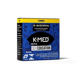 Preservativo K-Misinha Sex Education Com 3 Unidades K-Med