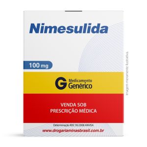 Nimesulida 100mg Com 12 Comprimidos Genérico União Química
