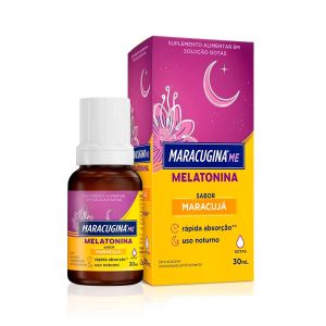 Suplemento Alimentar Maracugina Me Melatonina Gotas Sabor Maracujá Com 30ml