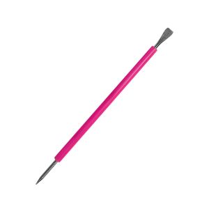 Espátula/Palito Inox Com Protetor de Silicone Para Cutícula Santa Clara