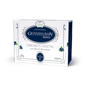 Sabonete Em Barra Vegetal Blueberry Com 90G Giovanna Baby