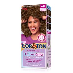 Tintura CorETon 6.0 Louro Escuro Sem Amônia Niely