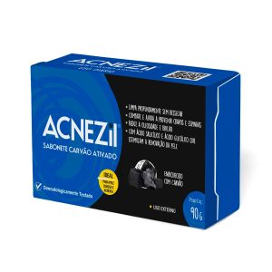 Sabonete Em Barra Acnezil Carvão Ativado Com 90g