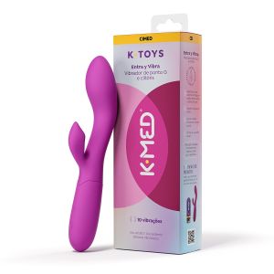 Vibrador Entra y Vibra K-Toys Ponto G e Clitóris Com 10 Modos K-Med