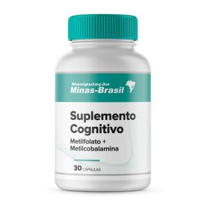 Suplemento Cognitivo Metilfolato + Metilcobalamina 30 Cápsulas