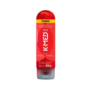 Gel Lubrificante Íntimo K-Med Hot Com 50G