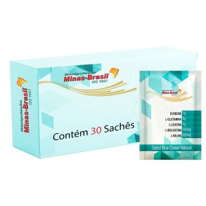 Suplemento pós Treino com L-Glutamina Sabor Blue Ocean 30 Sachês