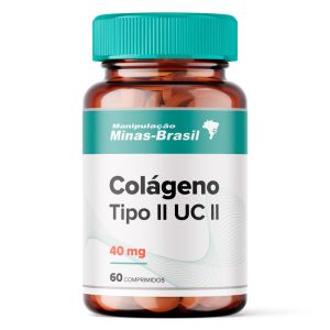 Colágeno Tipo ll – Uc ll 40mg Com 60 Comprimidos