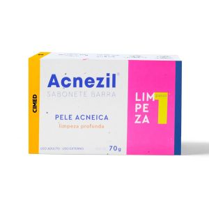 Sabonete em Barra Acnezil Pele Acneica Limpeza Profunda 70g