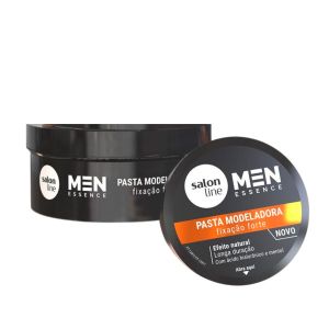 Pasta Modeladora Men Essence Fixação Forte Efeito Natural Com 60g Salon Line