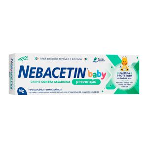 Creme contra Assaduras Nebacetin Baby Prevenção Com 30g