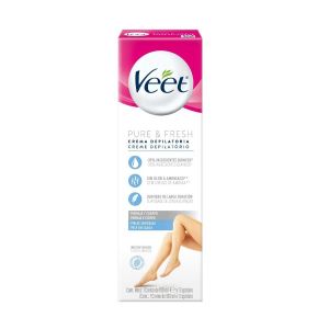 Creme Depilatório Veet Pure e Fresh Pele Sensível Com 100ml