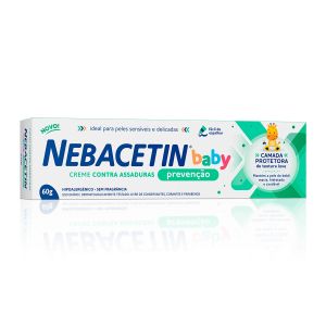 Creme Contra Assaduras Nebacetin Baby Prevenção Com 60G