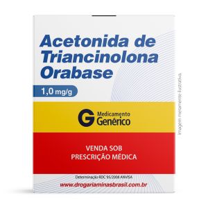 Acetonida De Triancinolona Orabase 1,0mg/g Pomada 10g Genérico Ems