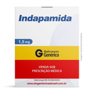 Indapamida 1,5mg Com 30 Comprimidos Genérico Eurofarma