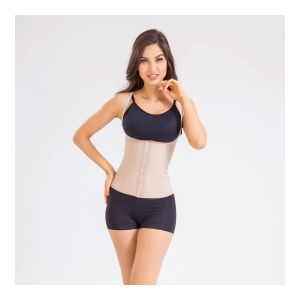 Corselet Cotton Body Shape Tamanho P Cor Chocolate Esbelt