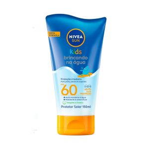 Protetor Solar Corporal Infantil Nivea Sun Kids Brincando na Água FPS60 Com 150ml