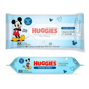 Toalhas Umedecidas Tripla Proteção 88 Unidades Huggies