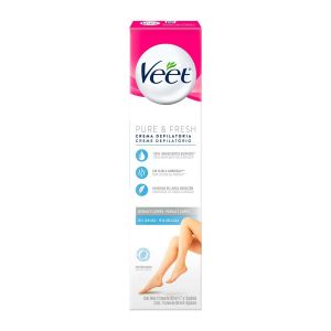 Creme Depilatório Veet Pure e Fresh Pele Sensível Com 200ml