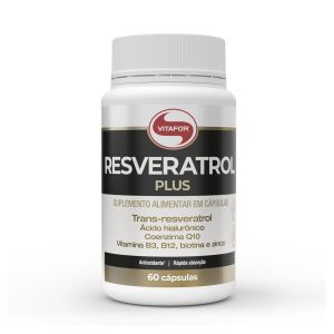 Suplemento Alimentar Resveratrol Plus Com 60 Cápsulas Vitafor