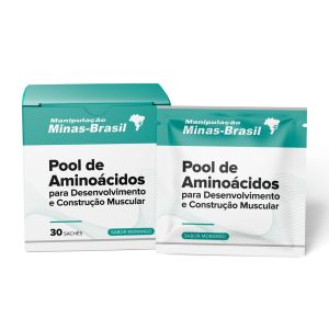Pool de Aminoácidos para Desenvolvimento e Construção Muscular Sabor Morango 30 Sachês
