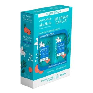 Kit BB Cream Capilar Ultra Sedosidade Alta Moda Alfaparf Shampoo e Condicionador 300ml Cada
