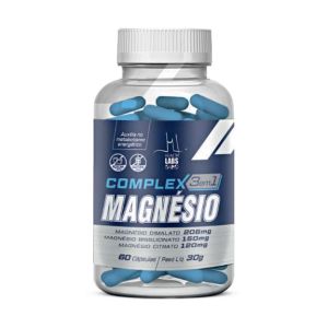 Suplemento Alimentar Complex Magnésio 3 em 1 Com 60 Cápsulas Health Labs