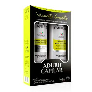 Kit Restaurador Adubo Capilar Shampoo e Condicionador Com 350ml Cada BioHair