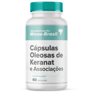 Cápsulas Oleosas de Keranat e Associações 60 cápsulas