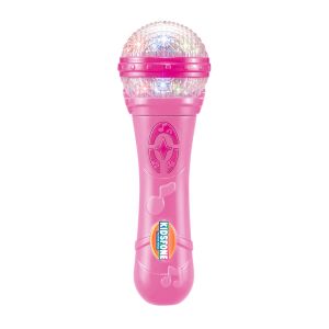 Kidsfone Microfone Musical Com Luzes e Som Rosa Fenix Brinquedos