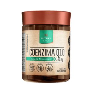 Suplemento Alimentar Coenzima Q10 Com 60 Cápsulas Nutrify
