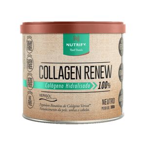 Collagen Renew 100% Colágeno Hidrolisado Sabor Neutro Com 300g Nutrify