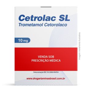 Cetrolac SL Trometamol Cetorolaco 10mg Com 10 Comprimidos Genom