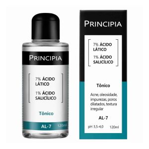 Tônico Renovador 7% Ácido Lático e 1% Ácido Salicílico Al-7 Com 120ml Principia