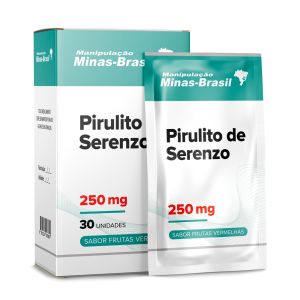 Pirulito de Serenzo 250Mg Com 30 Unidades Sabor Frutas Vermelhas