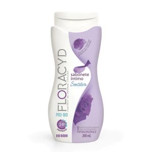 Sabonete Líquido Íntimo Floracyd Sensitiva Com 200ml