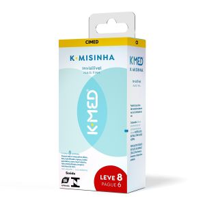 Preservativo K-Misinha Invisível Mais Fina Com 8 Unidades K-Med