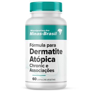 Fórmula Para Dermatite Atópica Com Chronic E Associações Com 60 Cápsulas Vegetais